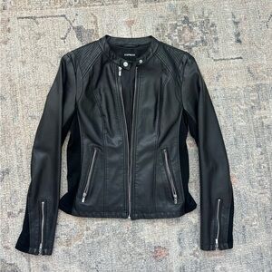 Express Black Moto Jacket